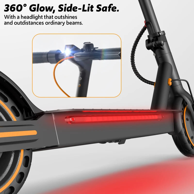Electric Scooter for Adults 550W Peak Motor 19-Mile Range Foldable App Control