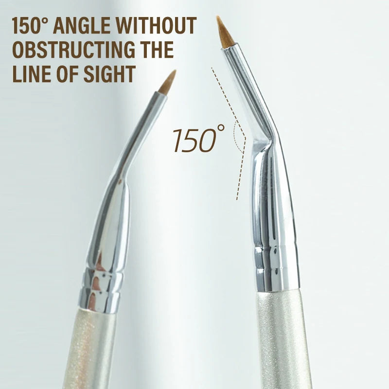 7-Piece Professional Eye Makeup Brush Set with Angled & Concealer Brushes
