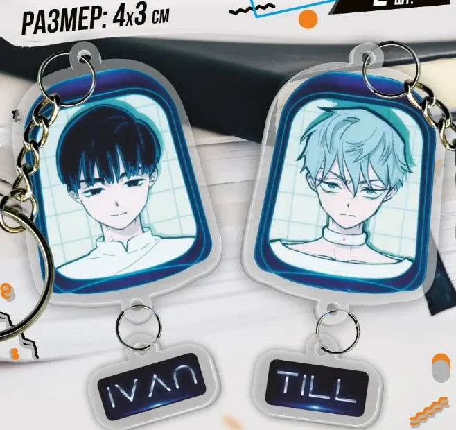 Anime Character Acrylic Keychain Bag Pendant – Alien Stage Luka Hyuna Collection