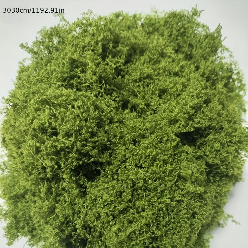 Artificial Green Moss for Crafts and Home Decor - Fake Preserved Plant