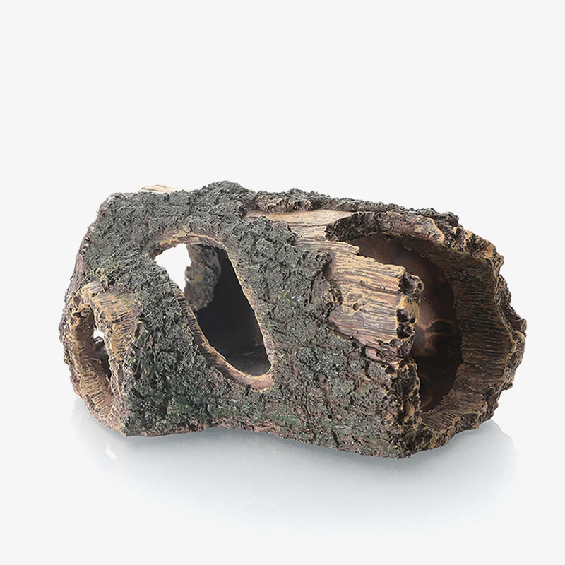 Resin Fish Tank Decoration Landscape Wood Barrel Tree Debris for Aquarium