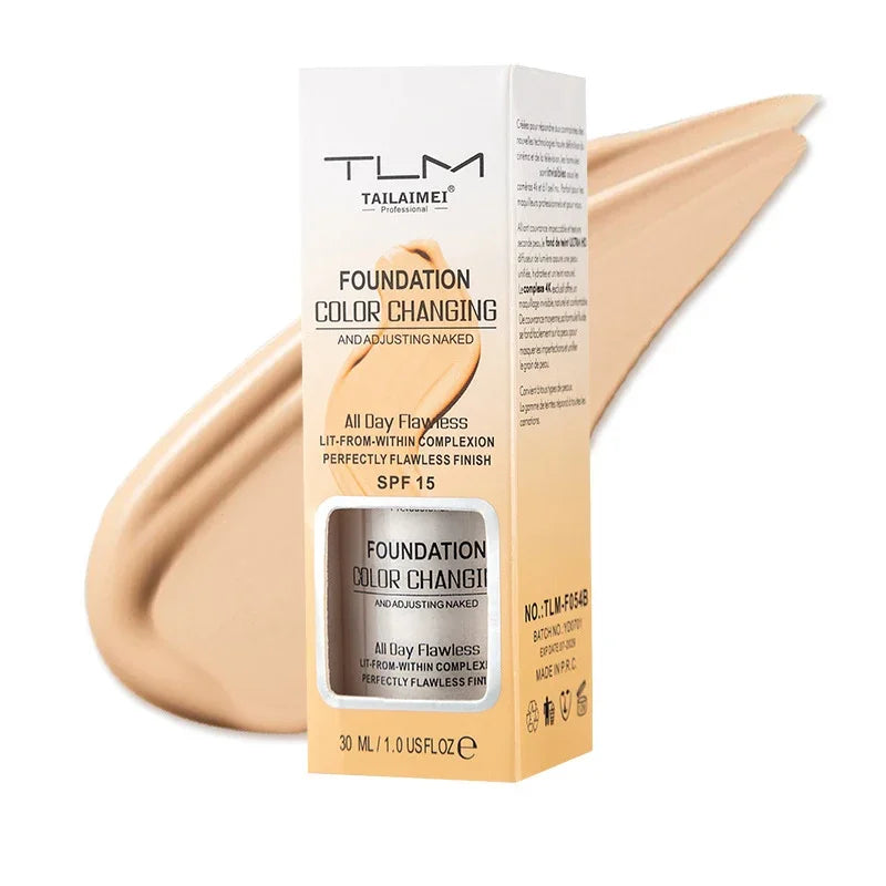 Hydrating Long-Lasting Liquid Foundation for Flawless Natural Makeup