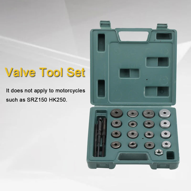 Carbide Valve Grinding & Seat Reamer Kit for Motorcycle Engine Repair