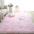 Fluffy White Carpet for Living Room Bedroom & Kids Room Non-Slip Large Rug