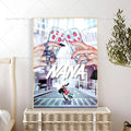 Anime Poster Wall Decor Self-Adhesive Waterproof Paper Sticker for Home & Bar
