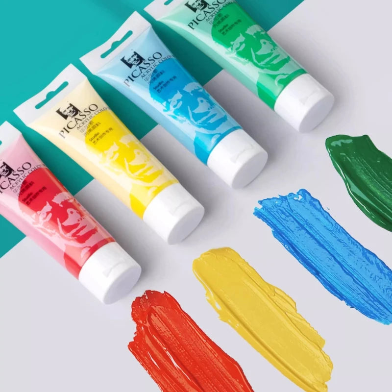 Acrylic Paint 300ML Matte Finish Waterproof Pigment for Canvas & Crafts