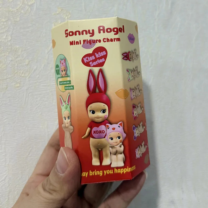 Mini Angel Kiss Series Blind Box Figurines - Cute Desktop & Car Decorations