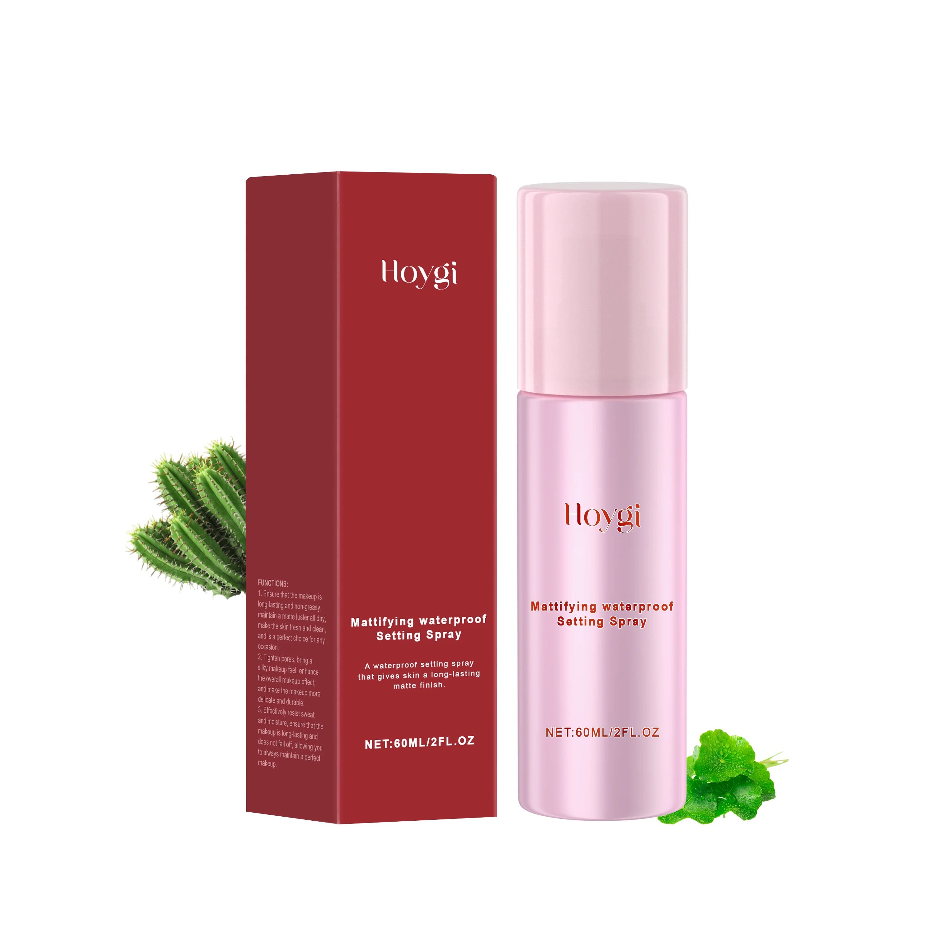 Matte Finish Waterproof Setting Spray for Long Lasting Oil Control & Pore Tightening 60ml