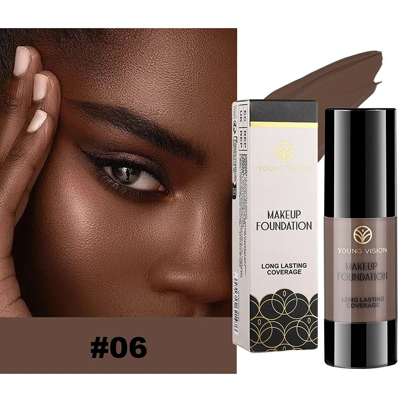 Long-Lasting Waterproof Face Makeup Foundation for Cosplay & Stage Use