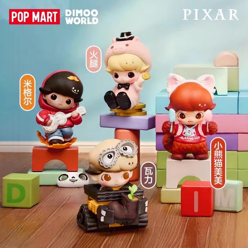 Dimoo Popmart Pixar Series Figurines Blind Box Collection - Surprise Gift