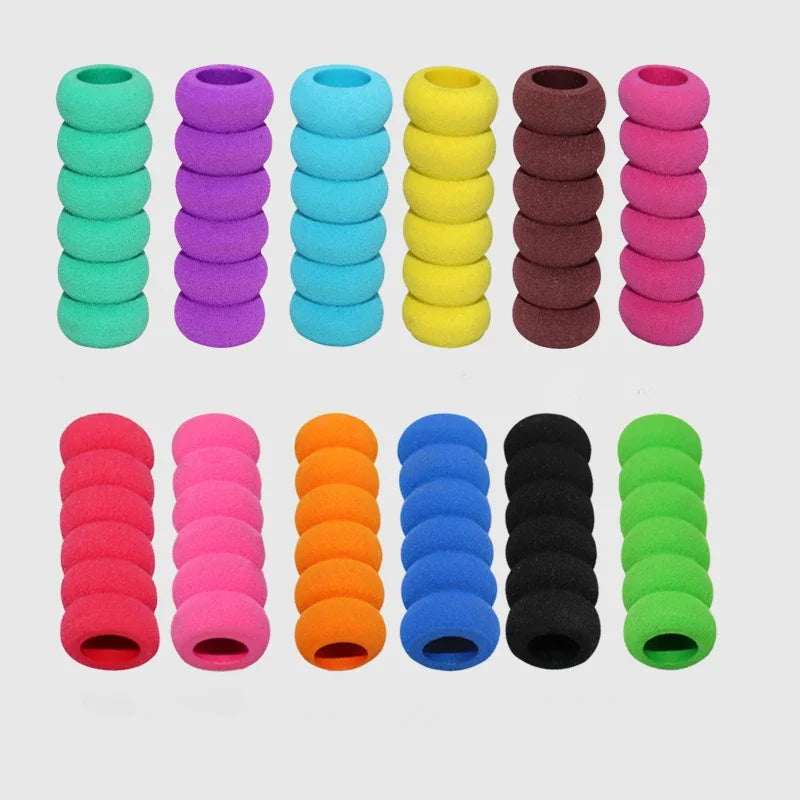 30pcs Kids Pencil Grips for Handwriting Anti-slip Soft Sponge Finger Guards