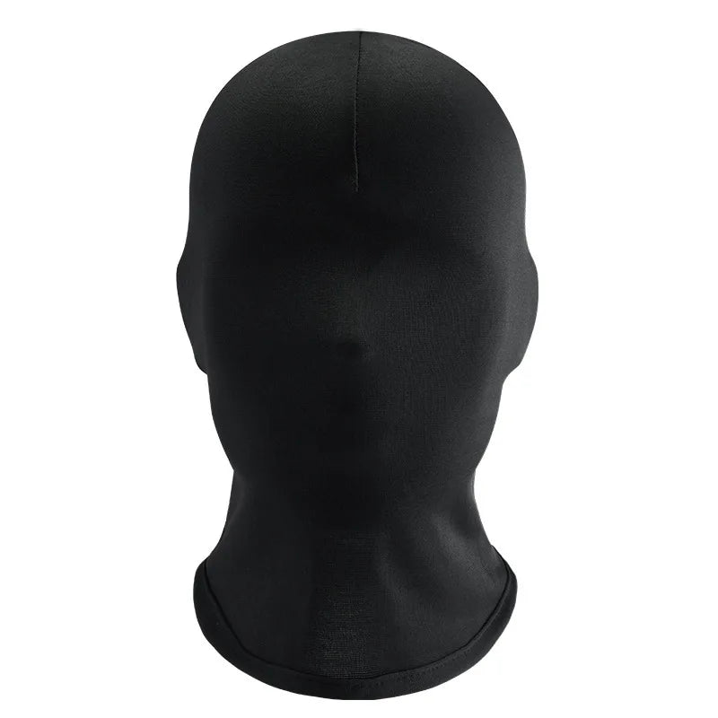 Breathable Full Face Mask for Cosplay Halloween Christmas Costume Prop - Black & White