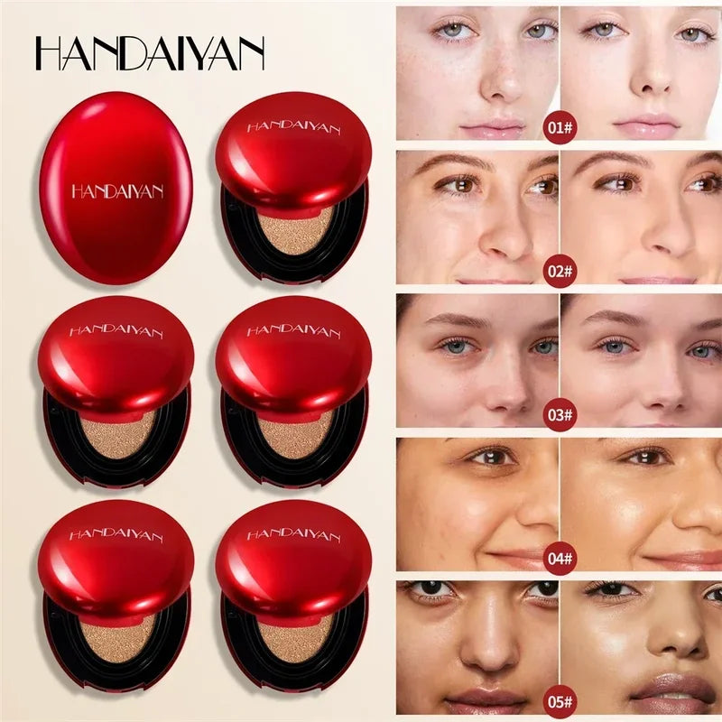 Air Cushion Foundation Moisturizing Long-Lasting Makeup SPF Concealer for Women