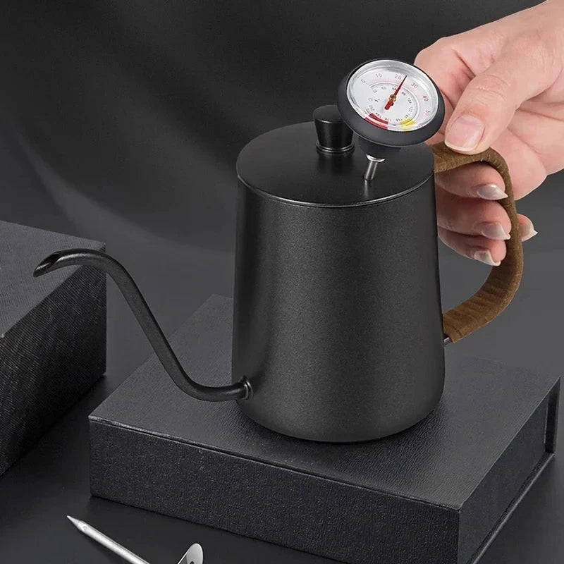 Stainless Steel Coffee Thermometer Probe 0-100°C for Brewing & Milk Frothing