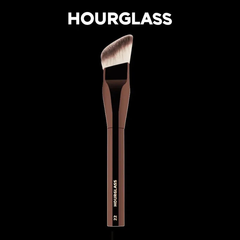Liquid Foundation Brush - Angled Makeup Brush for Face & Blush Application