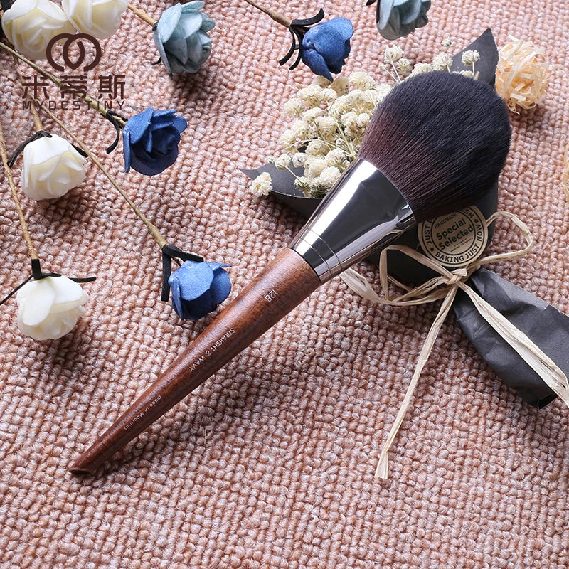 Large Fluffy Loose Powder Brush - Soft Fiber Hair for Makeup Application