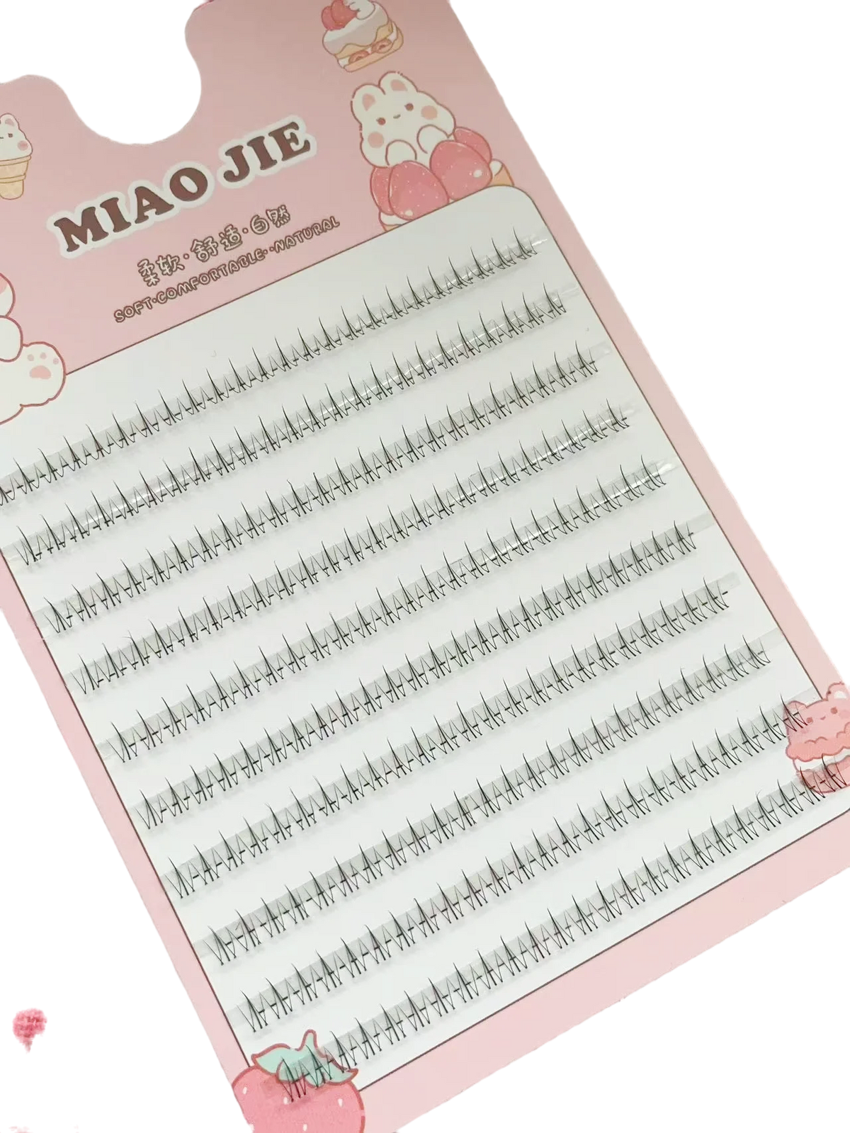 False Eyelash Clusters with Personal Application Kit - Multiple Colors