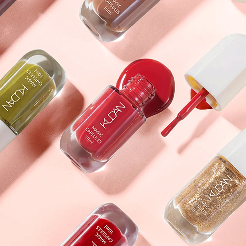 10ml Water-Based Nail Polish Set - Long Lasting Quick Drying Variety Pack