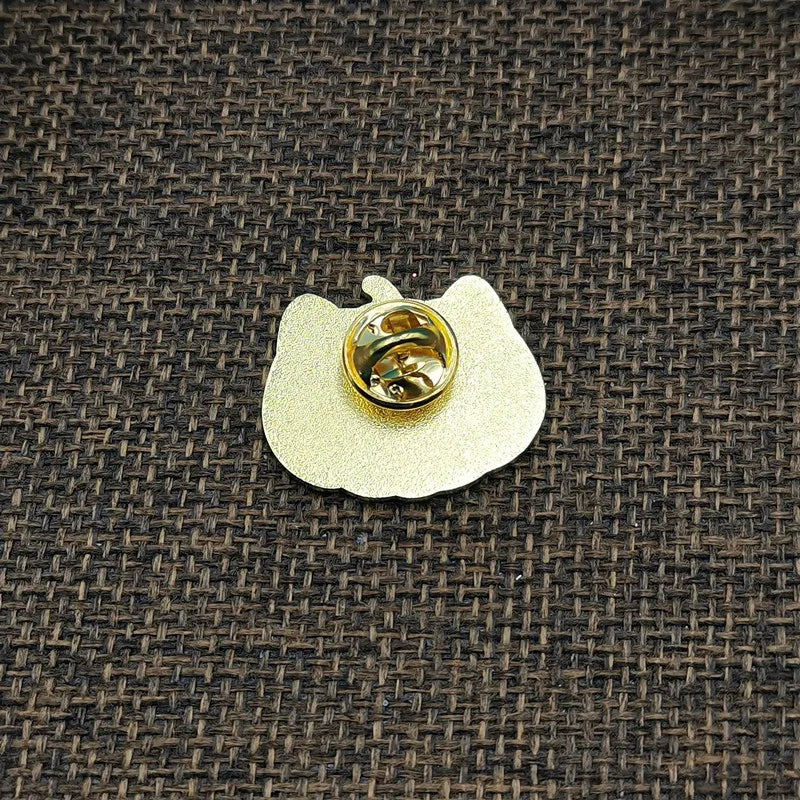 Halloween Pumpkin Cat Enamel Brooch Pin Cartoon Jewelry Women Men Accessories