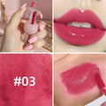 Moisturizing Lip Gloss with Keychain & Bracelet Water-Resistant Non-Stick Tint
