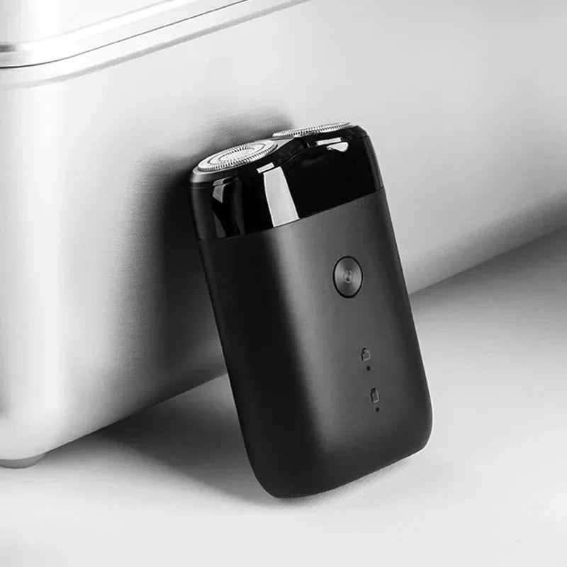 Electric Shaver S100 Waterproof Wet Dry Razor with Dual Floating Blades and Type-C Charging