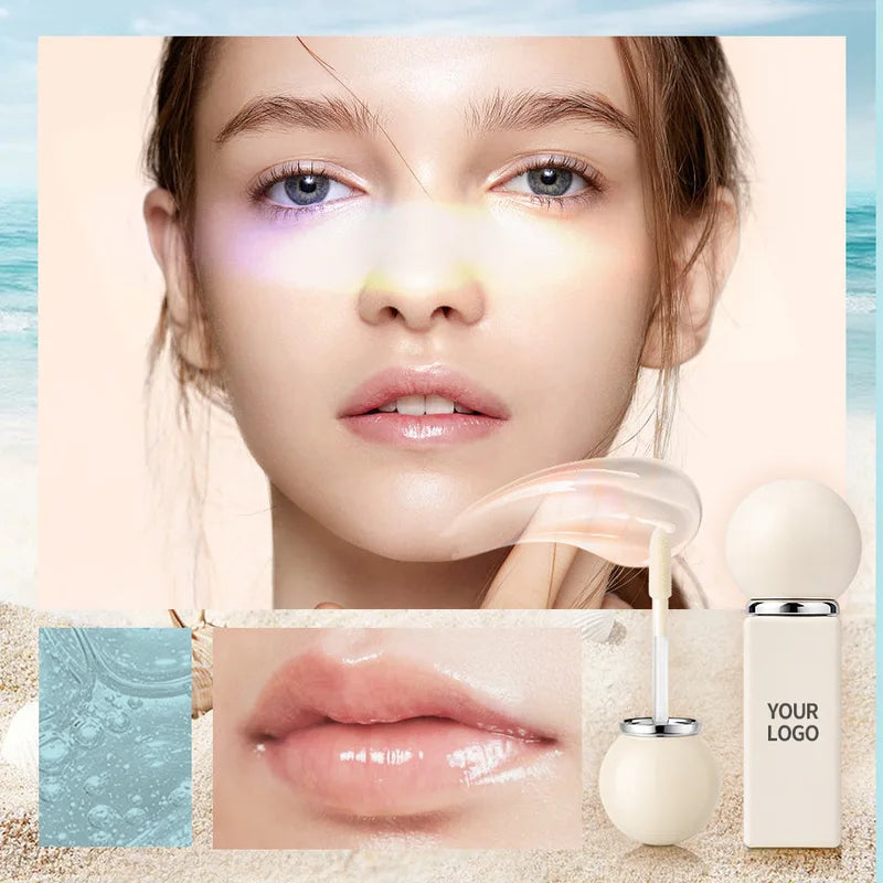 Private Label Lip Oil with SPF 8ml - Custom Logo Gloss Protects & Moisturizes