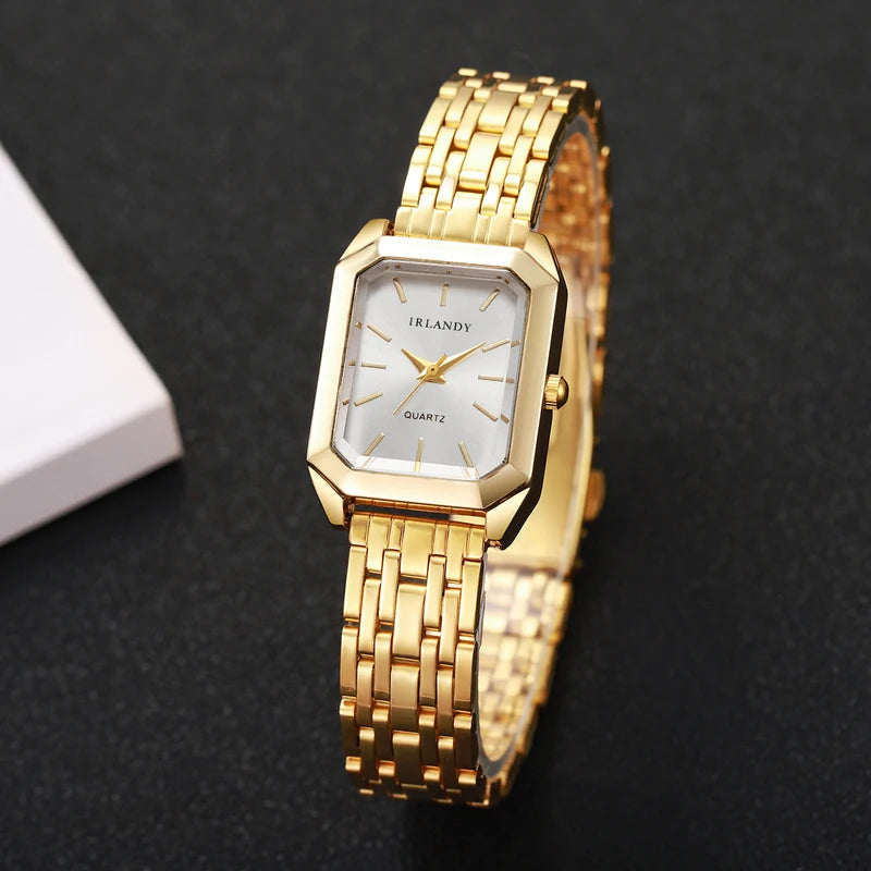 Women Quartz Wristwatch Casual Fashion Ladies Watch with Alloy Case