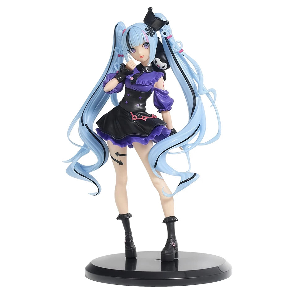 Anime Goddess Hatsune Miku PVC Figure - Handmade Cute Cherry Model, Collectible Decor