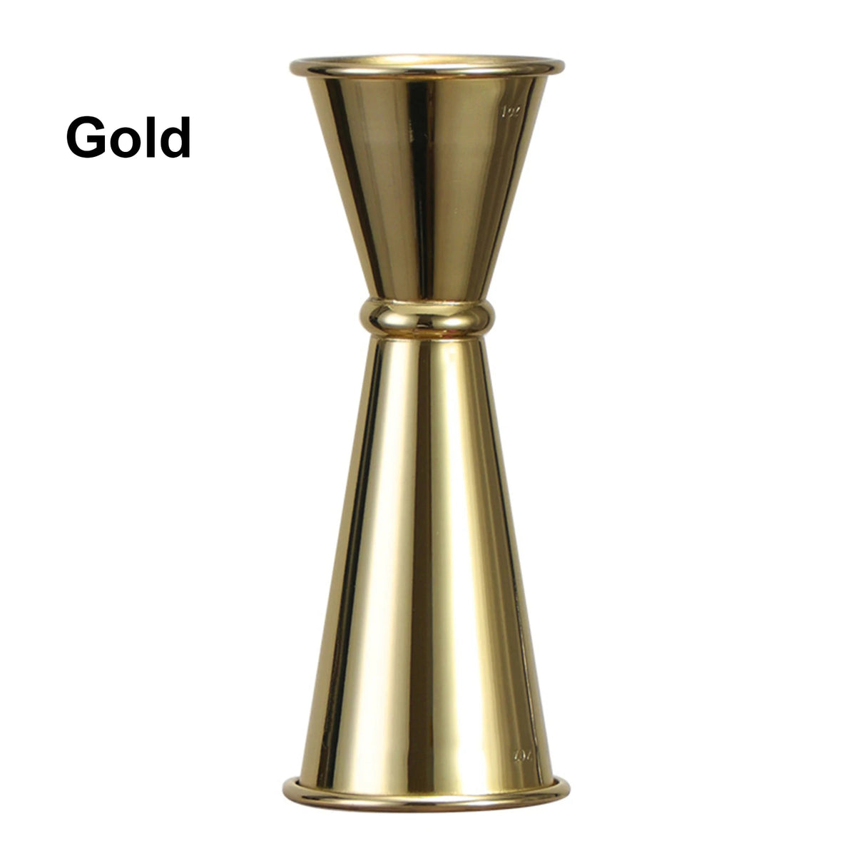 Double Cocktail Jigger with Measurement Scale Stainless Steel Bar Tool