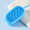 Silicone Body Brush Exfoliating Shower Scrubber for Bath & Massage