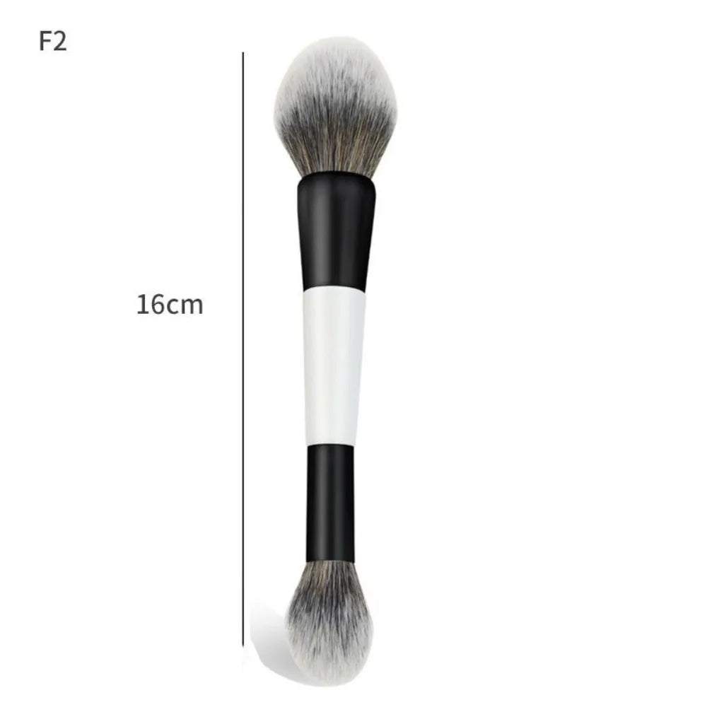 Dual-Ended Contour Face Brush Makeup Tool Multi-purpose Eyeshadow Concealer Brush