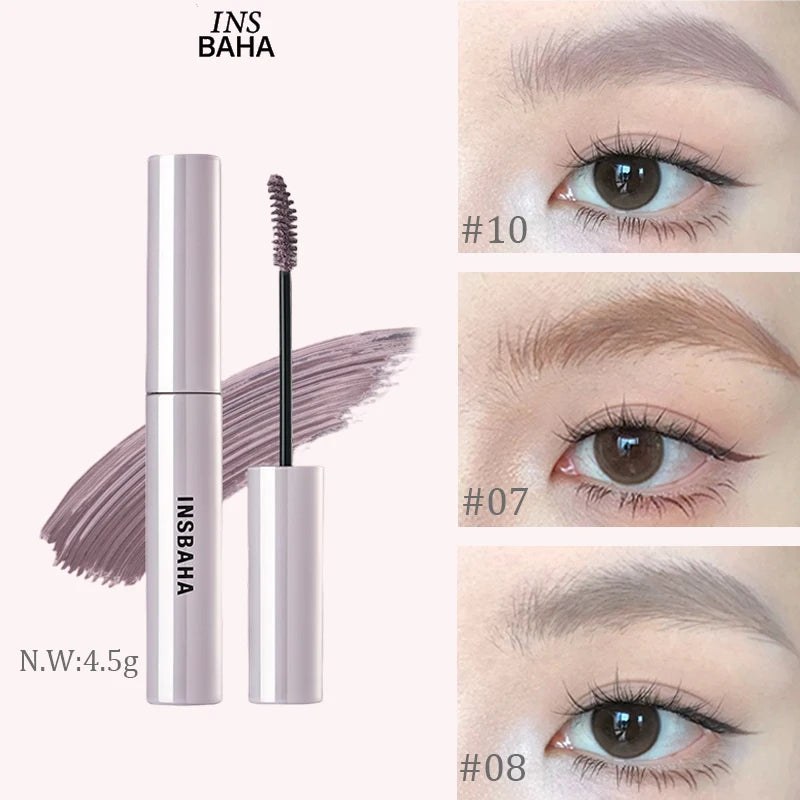 Waterproof Eyebrow Mascara with Natural Color Finish - Long-Lasting Non-Caking Brow Tint