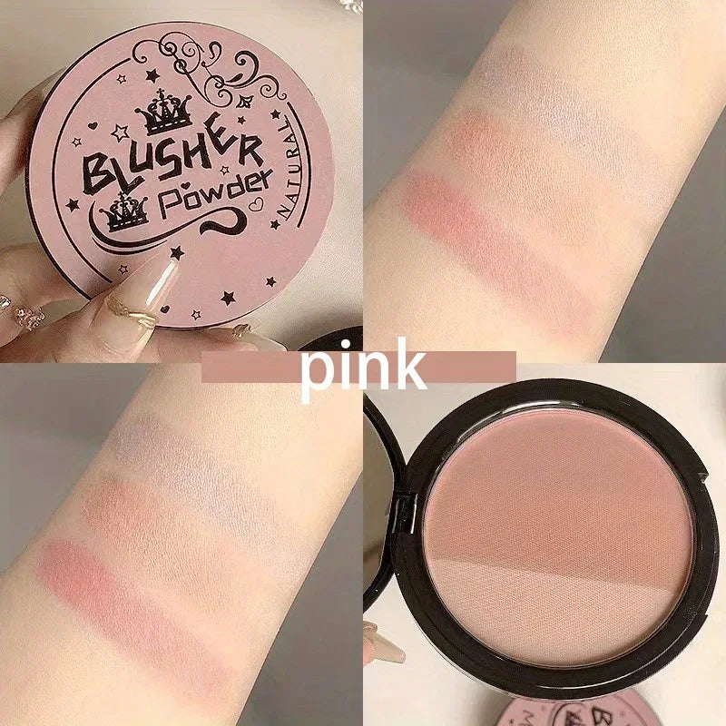Matte Eye Shadow Palette with Blush and Contour - Multiple Colors
