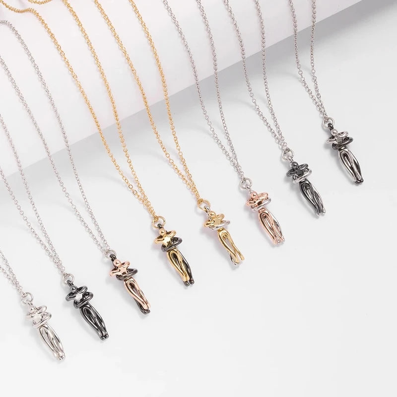 Fashion Hugging Necklace Chain for Men Women Lover Gift Jewelry