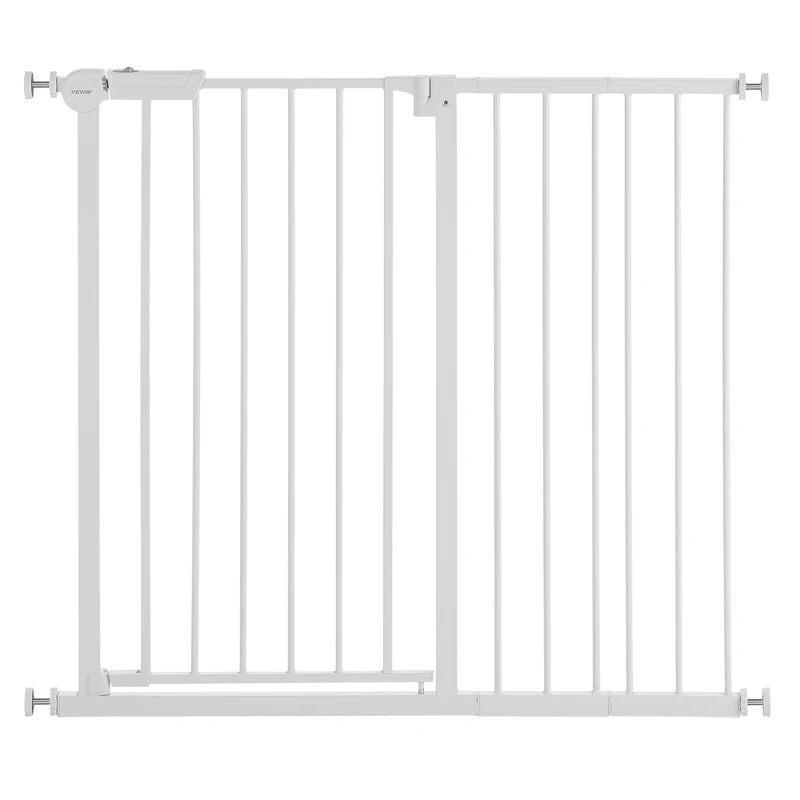 Baby & Pet Gate 28-36 Inch Tall Pressure Mount Walk Thru Child & Dog Safety Gate