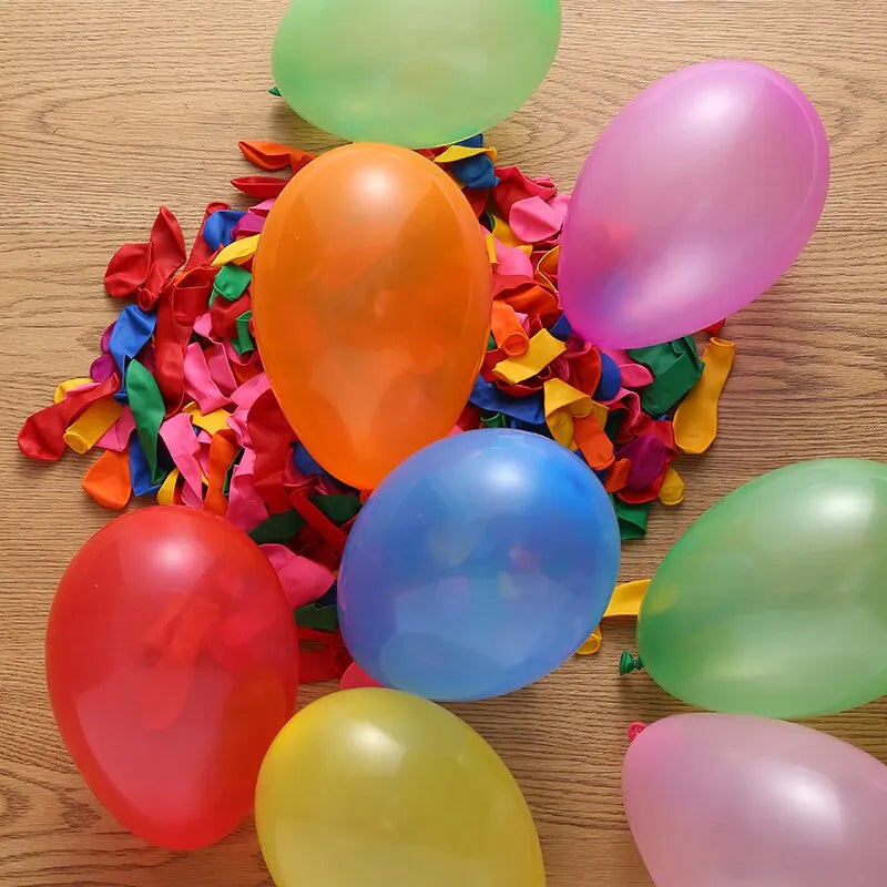 Water Balloons Bulk Pack - 500 Latex Water Bombs for Outdoor Games & Parties