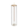 Modern Glass Incense Burner with Ash Catcher - Anti-Ash Flying Holder for Meditation & Home Decor