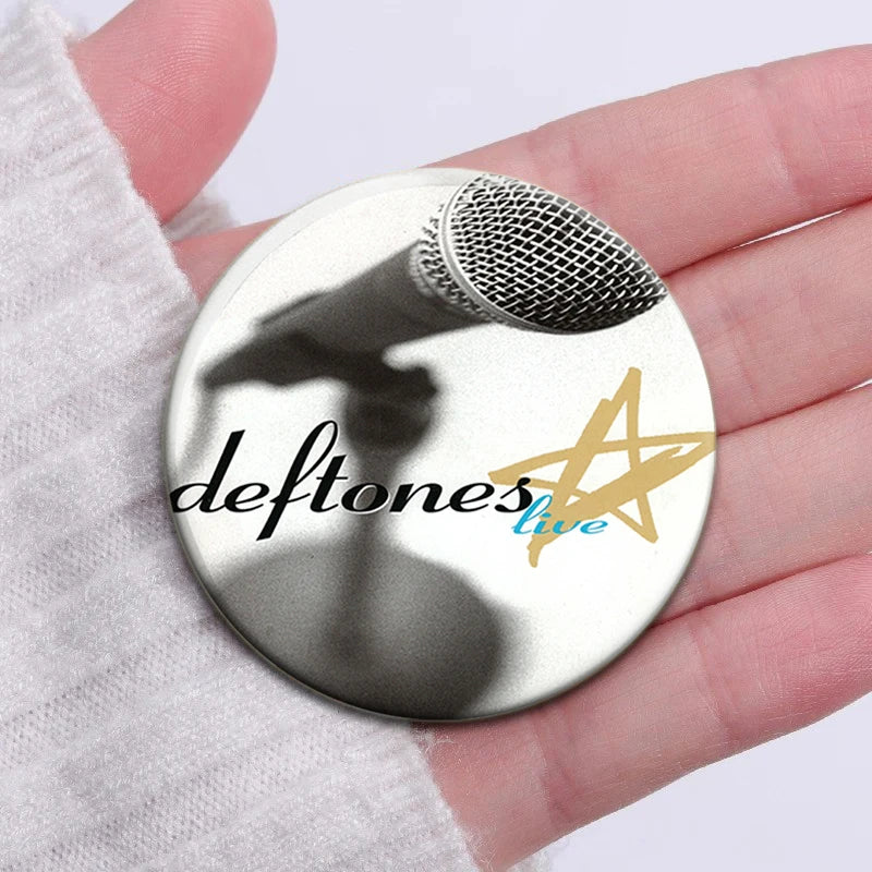 Round Pin Badge for Clothes Bags Hat Decor 32mm 50mm Creative Brooches