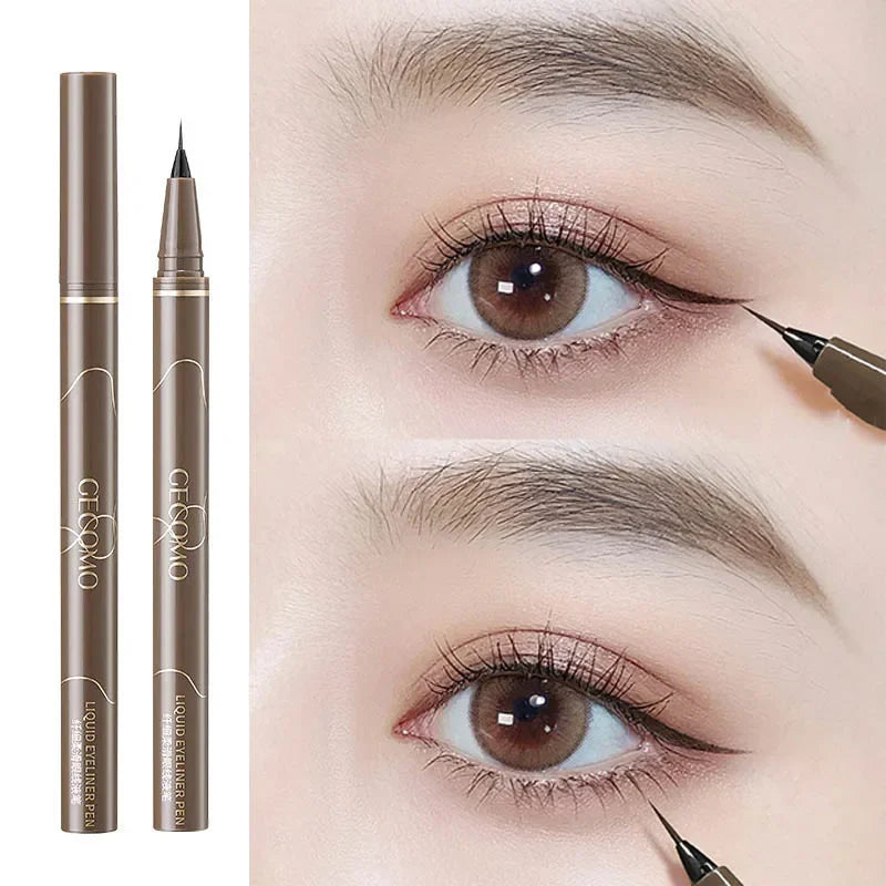 Ultra Fine Waterproof Eyeliner Pen - Long-Lasting Smudge-Proof Eye Makeup Tool