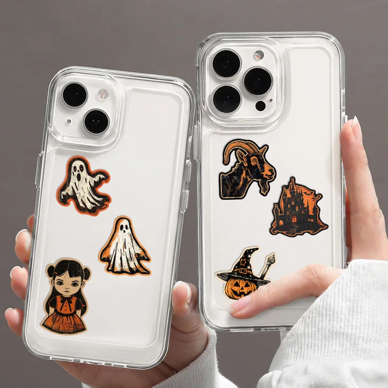 50PCS Waterproof Halloween Graffiti Stickers for Phones Bikes Walls Scrapbooks