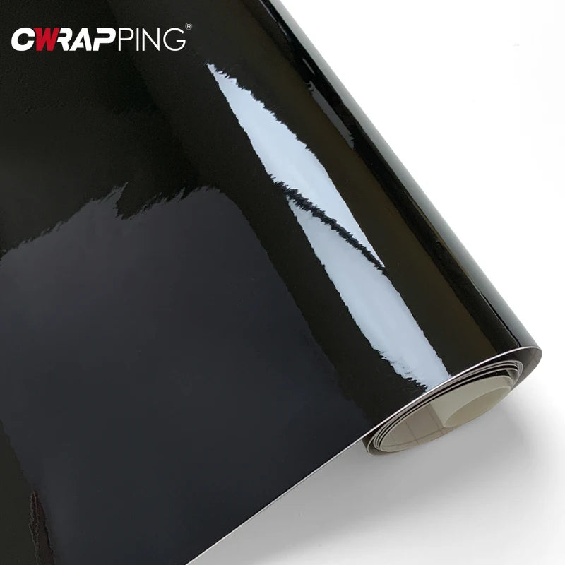 Glossy Vinyl Car Wrap Film - Self-Adhesive Bubble-Free Auto Decal Wrap