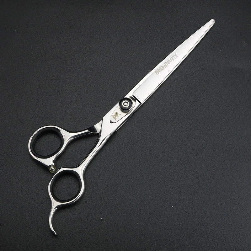 7-Inch Hair Cutting Scissors - Professional 440C Steel Barber Shears with Adjustable Tension