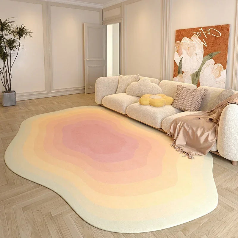 Living Room Carpet Fluffy Plush Rug Non-slip Thickened Home Decor