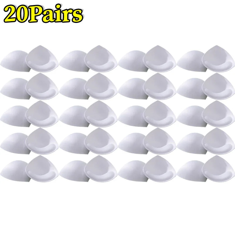 Triangle Push Up Bra Pads Set - Invisible Breast Enhancers 100PCS Women