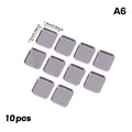 Magnetic Makeup Palettes Empty Eyeshadow Pans Set for DIY Cosmetics - 5 or 10 Pieces