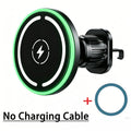 Wireless Car Phone Charger Mount with Magnetic Holder and Fast Charging 30W