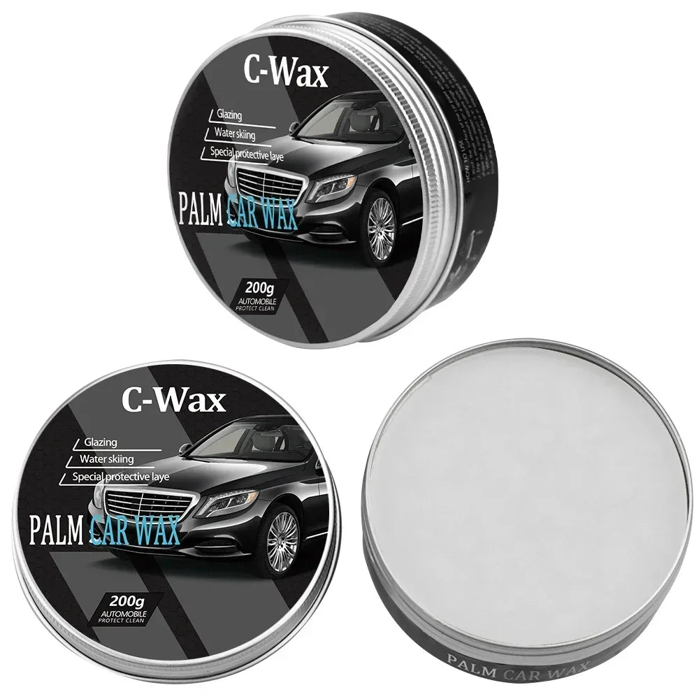 Car Wax Crystal Plating Set Hard Glossy Paint Coating Scratch Repair with Sponge