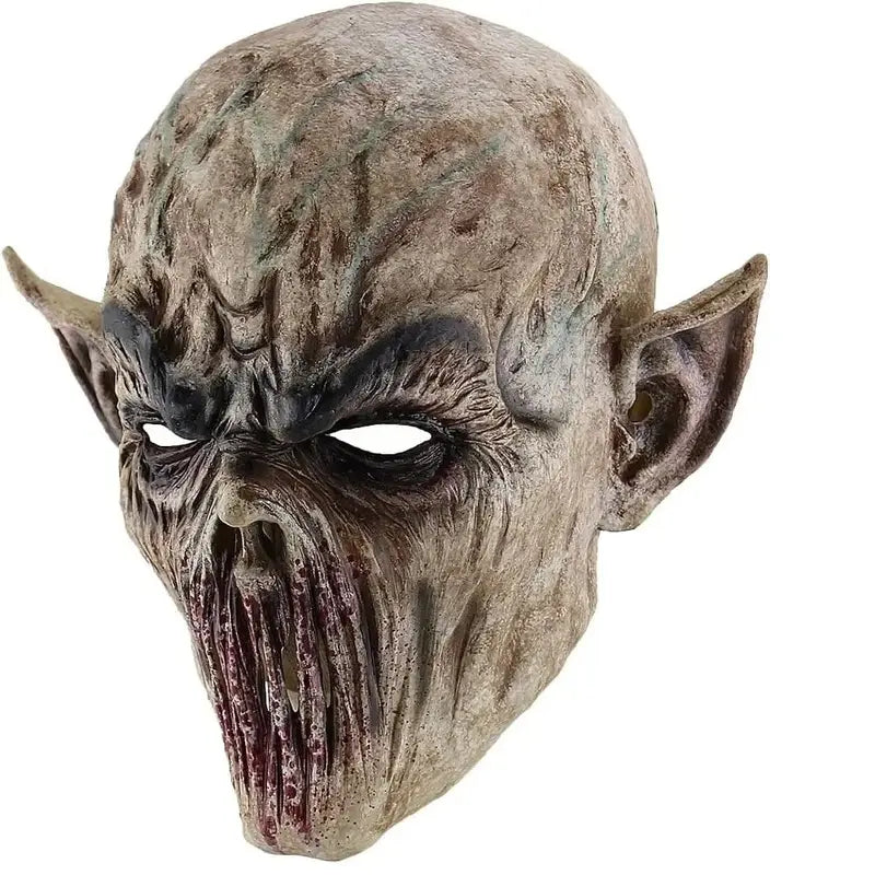 Halloween Zombie Mask Scary Costume Prop for Party Cosplay Terror Biochemical Vampire