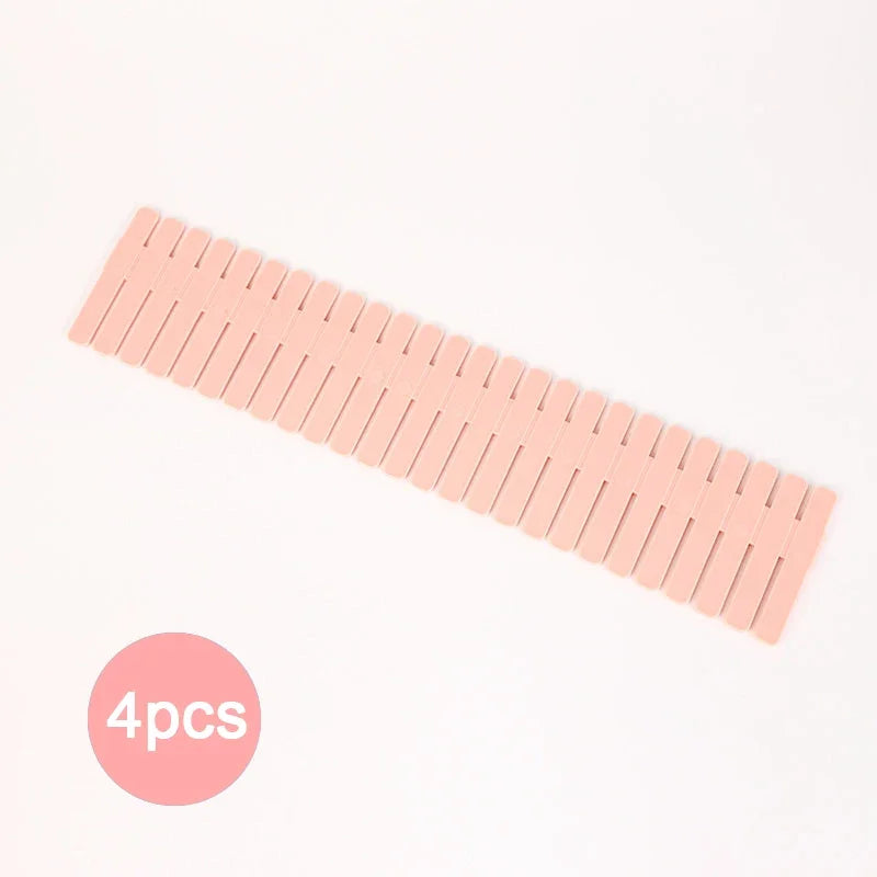 Adjustable Drawer Dividers Set - 4PCS Home Organization Storage Inserts