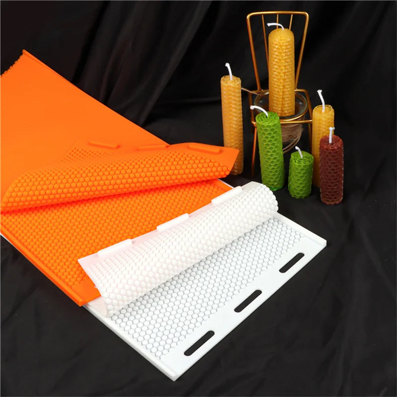 Silicone Beeswax Foundation Sheets Mold for Beekeeping and Candle Making